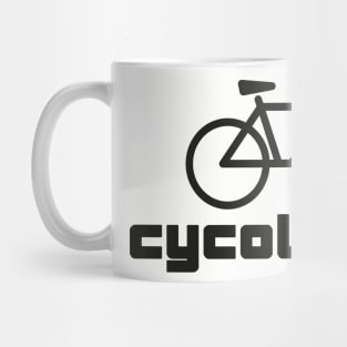 cycologist simple design illustration Mug